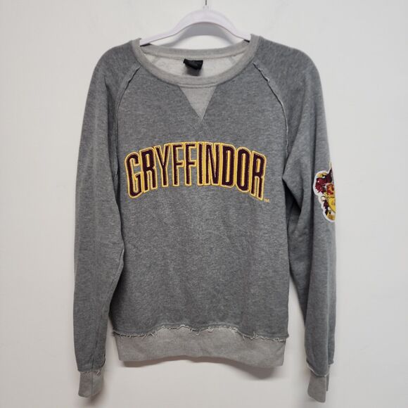 Universal Studios Harry Potter Gryffindor Sweatshirt Womens Size M Gray Pullover - Picture 1 of 11